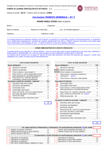 Teorico Generale 4 - Dipartimento di Fisica