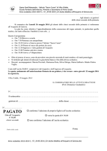 Uscita didattica all`Acquario di Genova classi seconde primaria