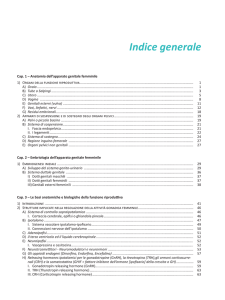 Indice generale - Ginecologia e Ostetricia