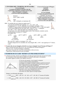 Equivalenze e Teorema di Pitagora