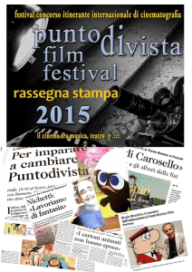 Rassegna Stampa 2015 - Punto di Vista Film Festival