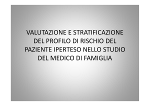 1VALUTAZIONE E STRATIFICAZIONE DEL