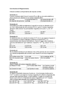 Esercitazione di magnetostatica