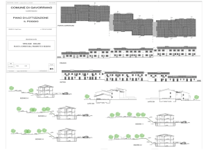 tipologie edilizie pianta copertura, prospetti e sezioni