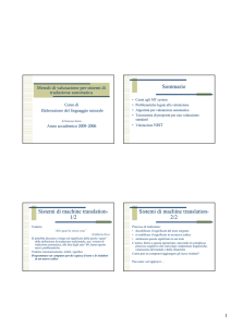 1/2 Sistemi di machine translation