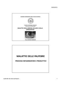 MALATTIE DELLE PALPEBRE