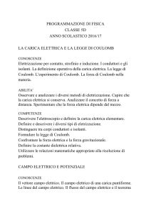 PROGRAMMAZIONE DI FISICA CLASSE 5D ANNO SCOLASTICO