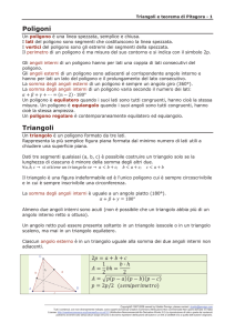 Triangoli - Fondamenti di Energetica