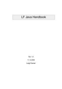 LF Java Handbook - Digilander