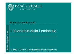 L`economia della Lombardia