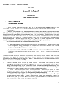La filosofia antica - Digilander
