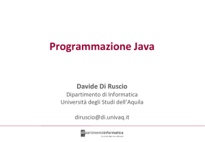Diapositiva 1 - Università degli Studi dell`Aquila