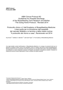 ABM Clinical Protocol #2: Guidelines for Hospital Discharge of the