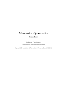 Meccanica Quantistica