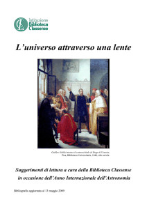 l`universo attraverso una lente - Istituzione Biblioteca Classense