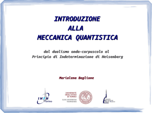introduzione alla meccanica quantistica - I@PhT