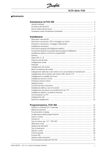 VLT Decentral Drive FCD 300 Operating Instructions