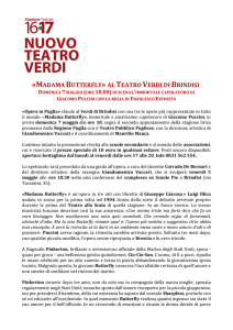 Comunicato stampa Fondazione Nuovo Teatro Verdi