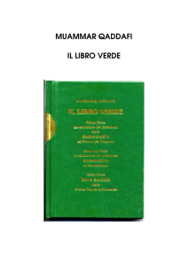 Gheddafi. Libro Verde - sterminate gruppo zero