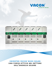 inverter vacon® 8000 solar una forza attiva nel settore dell`energia