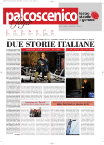 n° 34 Novembre Marzo 2012 - Teatro Stabile di Genova
