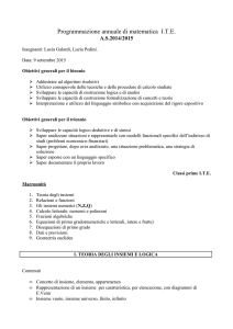 programmazione matematica ITE 2015-2016