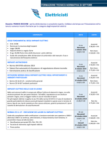 Docente: FRANCO ZECCHINI - perito elettrotecnico e consulente