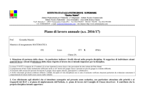 matematica - Istituto Statale d`Istruzione Superiore Mattei