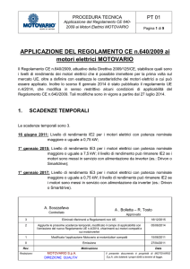 PT 01 Applicazione del Regolamento CE 640