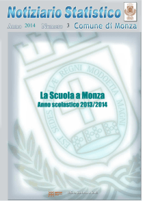 La scuola a Monza, anno scolastico 2013-2014