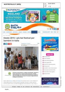 Estate 2015: i più bei festival per bambini in Italia