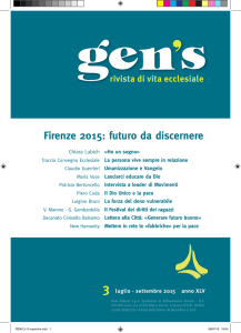 Firenze 2015: futuro da discernere