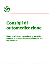 Consigli di automedicazione