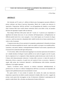 Abstract della tesi con indice e bibliografia