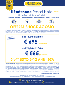I Il Partenone Resort Hotel **** OFFERTA SHOCK AGOSTO