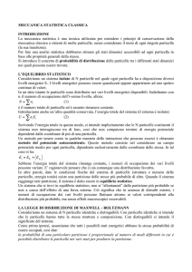 meccanica statistica classica