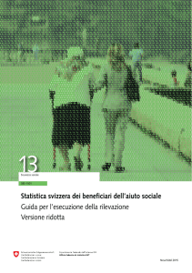 Statistica svizzera dei beneficiari dell`aiuto sociale Guida per l