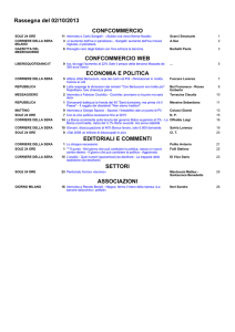 Rassegna stampa Confcommercio - 02.10.2013 (file , 5