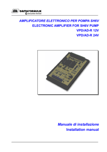 Catalogo amplificatore elettronico VPD-AD