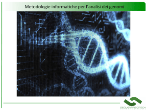 Metodologie informalche per l`analisi dei genomi