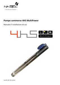 Pompe sommerse 4HS MultiPower