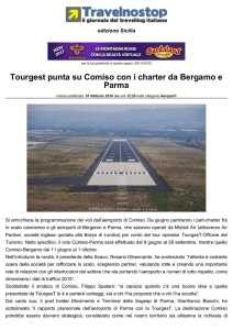 Tourgest punta su Comiso con i charter da Bergamo