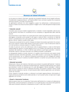 Sicurezza nei sistemi informatici - Istituto Italiano Edizioni Atlas