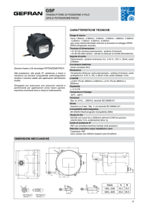 caratteristiche tecniche dimensioni meccaniche