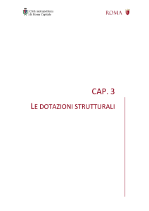 le dotazioni strutturali - Città metropolitana di Roma Capitale