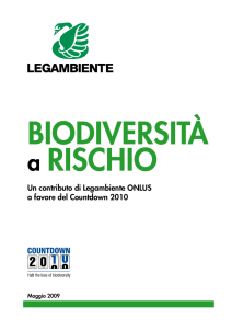 LEGAMBIENTE - Dossier Biodiversita