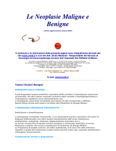 Le Neoplasie Maligne e Benigne