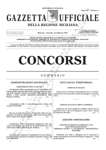 N. 4-Venerdì 22 Febbraio 2013- Serie Concorsi