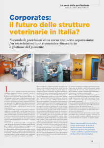 Corporates: il futuro delle strutture veterinarie in Italia?