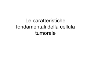 Le caratteristiche fondamentali della cellula tumorale